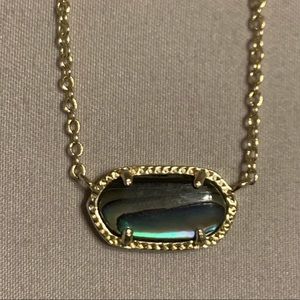Kendra Scott Elisa Necklace Gold Abalone Shell